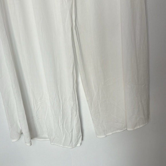 NEW Kona Sol Swim Tie Front Cover Up Pants Side Split White Size XL - Picture 10 of 16